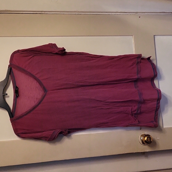 3/$30 Rock & Republic Distressed Short Sleeve Sheer TShirt